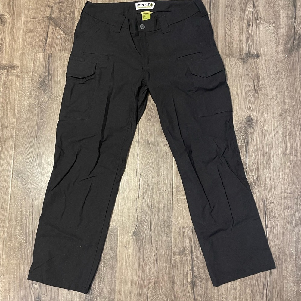 F1rst 16 Waist Women’s Tactical Series Pants Blk Cargo Style Outdoor/Work Pants